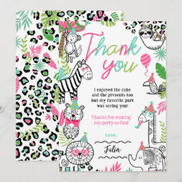 Tack för dina kort för party-djur