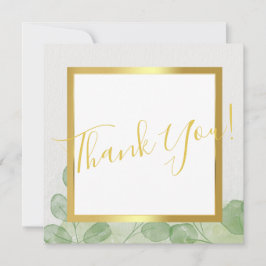 Tack för dina kort i grönt och Guld