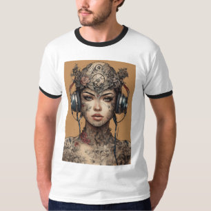 Tack för dina utlösare - Tattoo-Stil inspiration T Shirt