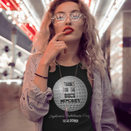 Tack För Diskominnen Retro Sängkammarparty T Shirt