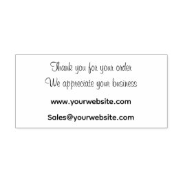 Tack för ditt arbete självfärgande stämpel