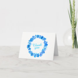 Tack för ditt blåa pansy-kort kort