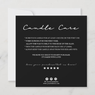 Tack för ditt Candle-kort Kort