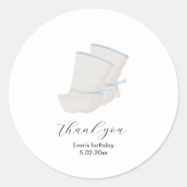 Tack för ditt dekala på koreanska Doljanchi Runt Klistermärke