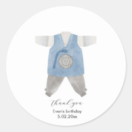 Tack för ditt dekala runt klistermärke