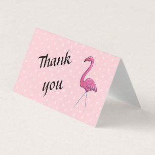 Tack för ditt flamingokort kort
