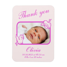 Tack för ditt födelseattest magnet