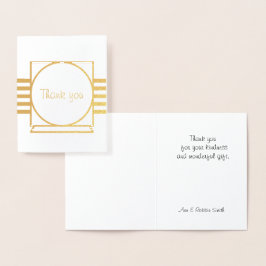 Tack för ditt Foil Card Folierat Kort