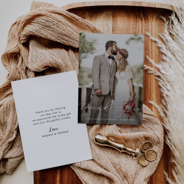 Tack för ditt foto, bröllop kort (Skapare uppladdad)