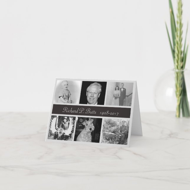 Tack för ditt fotoutskott kort (Framsida)