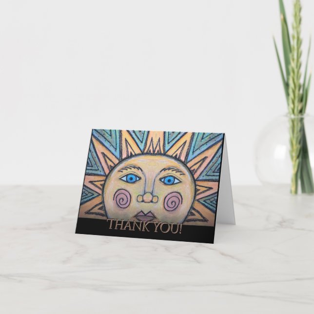 Tack för ditt fredskort Sol Kort (Framsida)