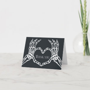 Tack för ditt getton Skeleton Baby Shower Kort