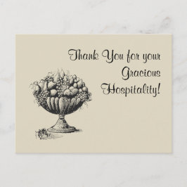 Tack för ditt Gracious Hospitality! Vykort