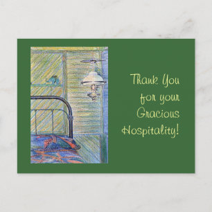 tack för ditt Gracious Hospitality! Vykort