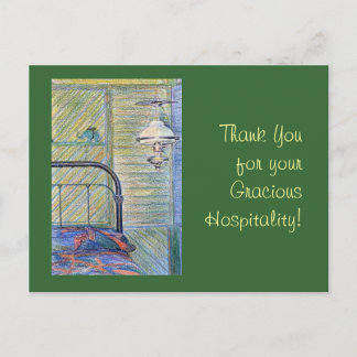 Tack för ditt Gracious Hospitality! Vykort