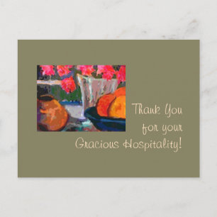 tack för ditt Gracious Hospitality! Vykort