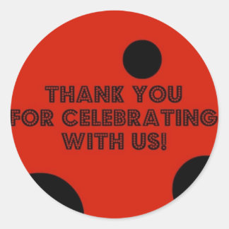 Tack för ditt klistermärke