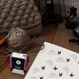 Tack för ditt köp - Trådhantverk Självfärgande Stämpel