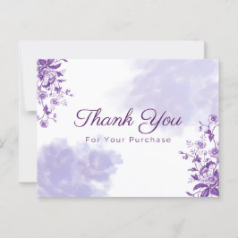 Tack för ditt köp vykort