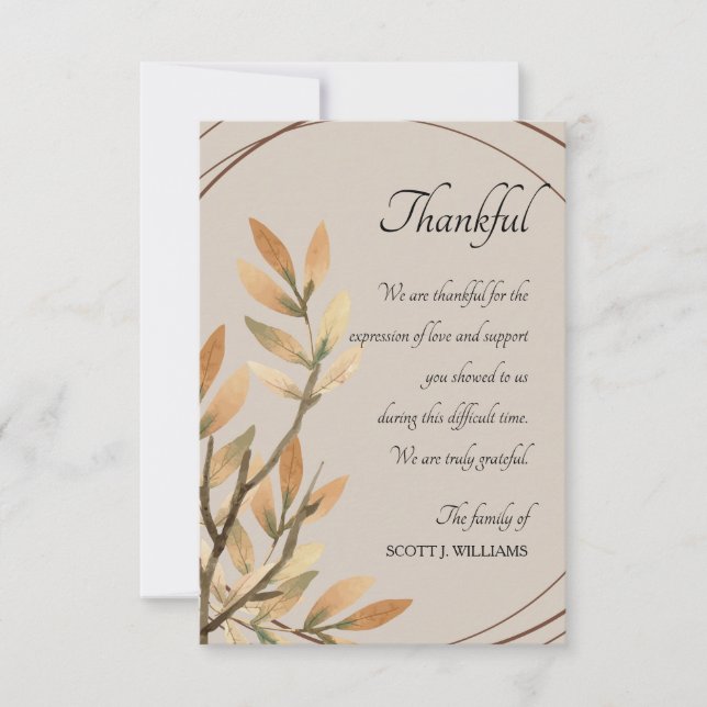 Tack för ditt kort (Framsida)