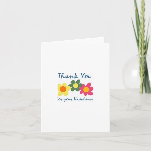 Tack för ditt kort (Framsida)