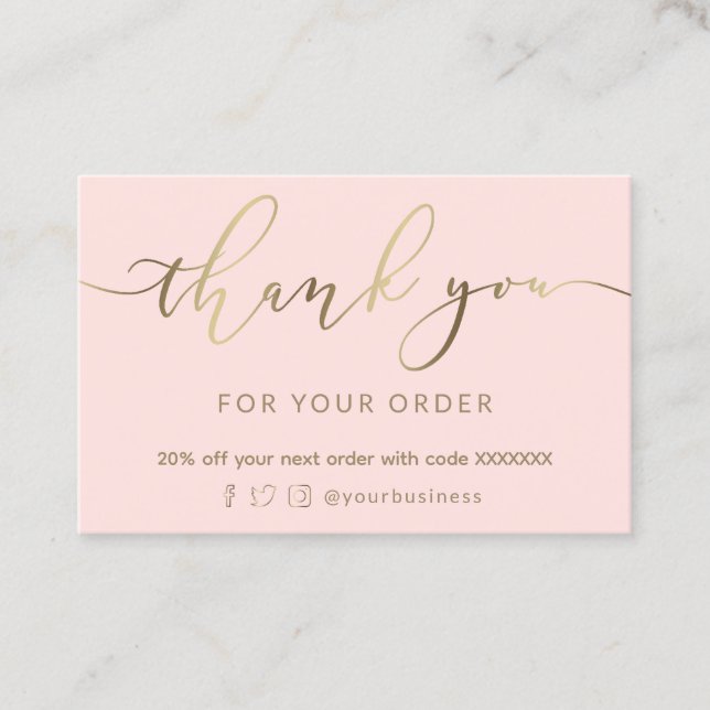 Tack för ditt kort (Framsida)