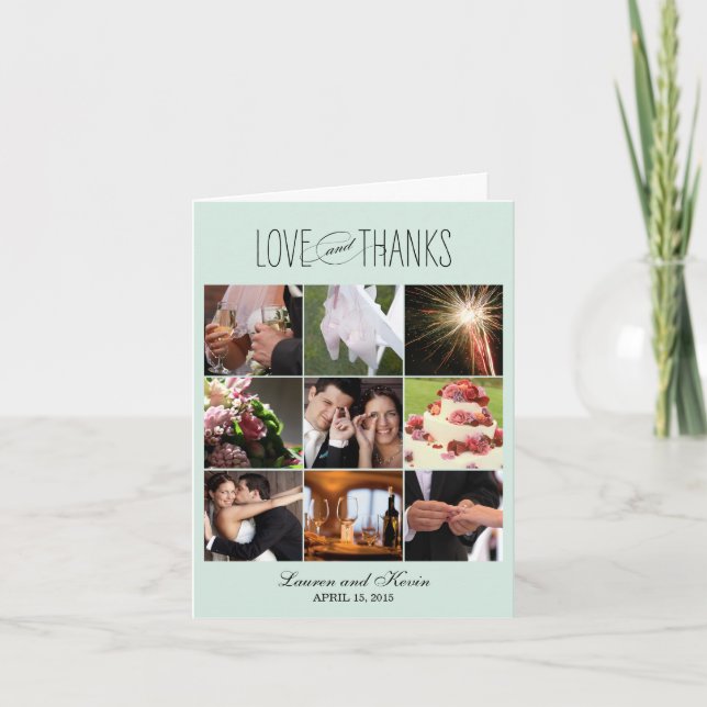 Tack för ditt kort - Aloe (Framsida)