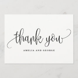 Tack för ditt kort, älskvärt Calligraphy Kort