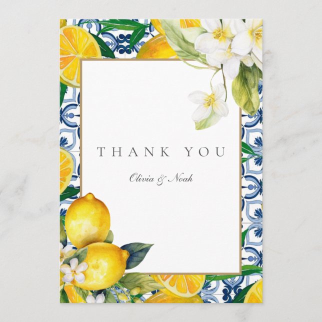 Tack för ditt kort, Amalfi Kusten Mediterranean Le Kort (Framsida)