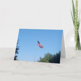 Tack för ditt kort - Amerikanska Flagga