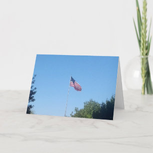 Tack för ditt kort - Amerikanska Flagga