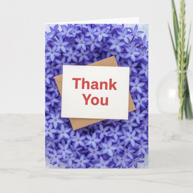 Tack för ditt kort, avkänningskort, tack helgkort (Framsida)