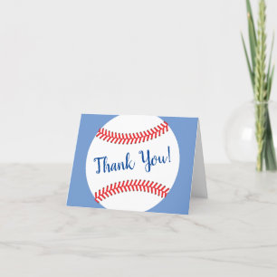 Tack för ditt kort, Baseball Baby Shower Kort