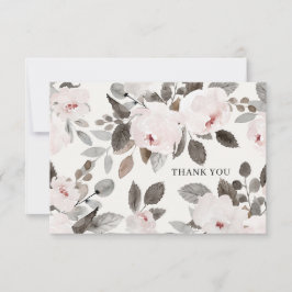 Tack för ditt kort, Beloved Rosa ros Kort