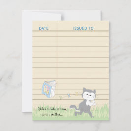 Tack för ditt kort, blått/Bygg en Bibliotek