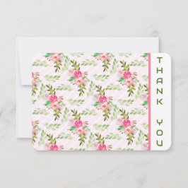 Tack för ditt kort, Blommor och Löv Kort