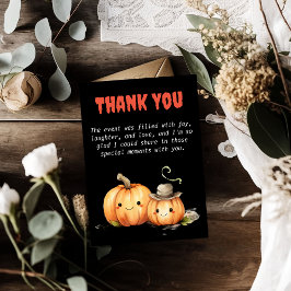 Tack för ditt kort, Cute Halloween Baby Shower
