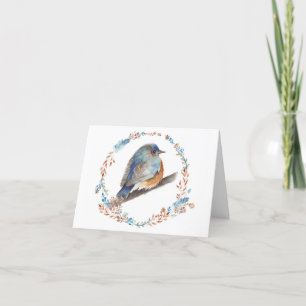 Tack för ditt kort - Cute Watercolor Art
