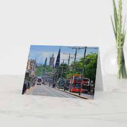 Tack för ditt kort Edinburgh Scotland