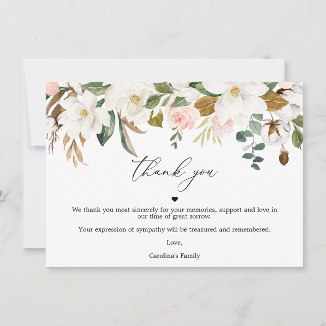 Tack för ditt kort Firande i livet (Framsida)