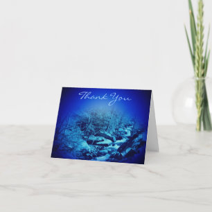 Tack för ditt kort för Anpassadet Dreamy Blue Stre