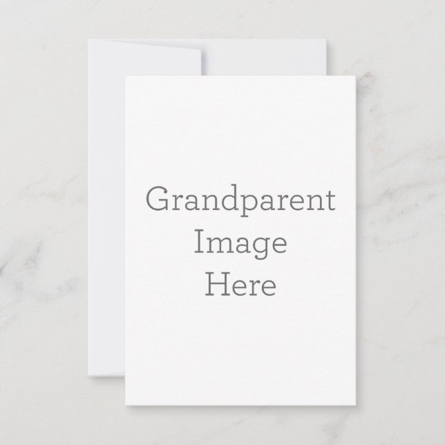 8.9 x 12.7 cm Platt Save The Date-kort (Framsida)