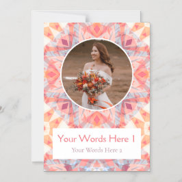 Tack för ditt kort för anpassningsbar Rosa Star Br