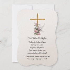 Tack för ditt kort för att du uppskattar blommigte