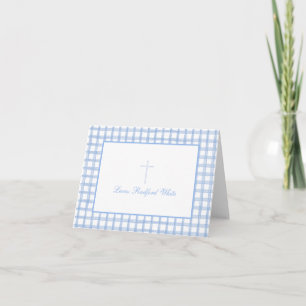 Tack för ditt kort för Baby-dedikering/baptism Fir