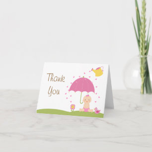 Tack för ditt kort för Baby Sprinkle Shower