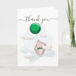 Tack för ditt kort för ballongens babyskor