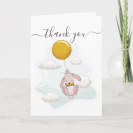 Tack för ditt kort för ballongens babyskor