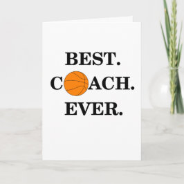 Tack för ditt kort för Basketball Coach