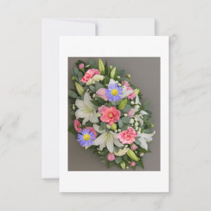 Tack för ditt kort för blomman